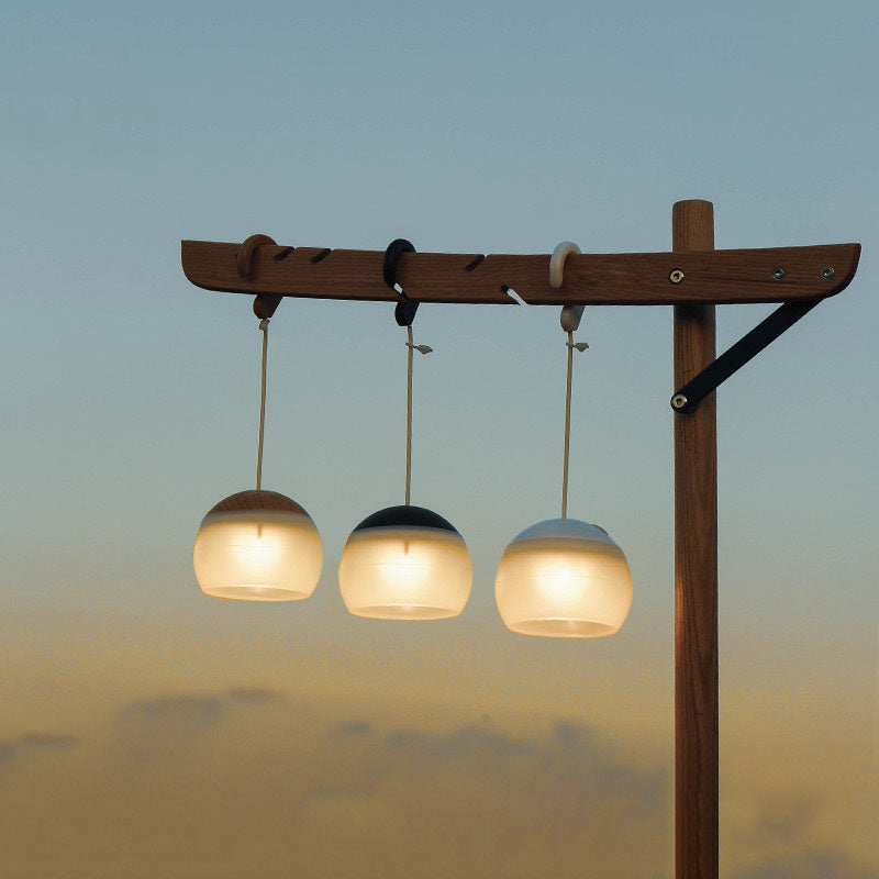 Portable USB LED Outdoor Lamp – Pendant Lamp with Hook and 12 Hours Runtime