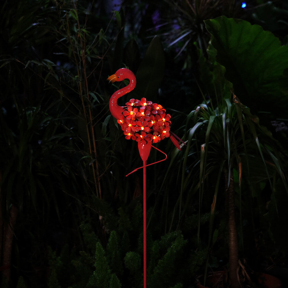 Flamingo Solar LED Garden Lamp – Pink – (1 LED)