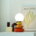 Modern Ceramic LED Table Lamp – USB Rechargeable, 3 W, 300 lm