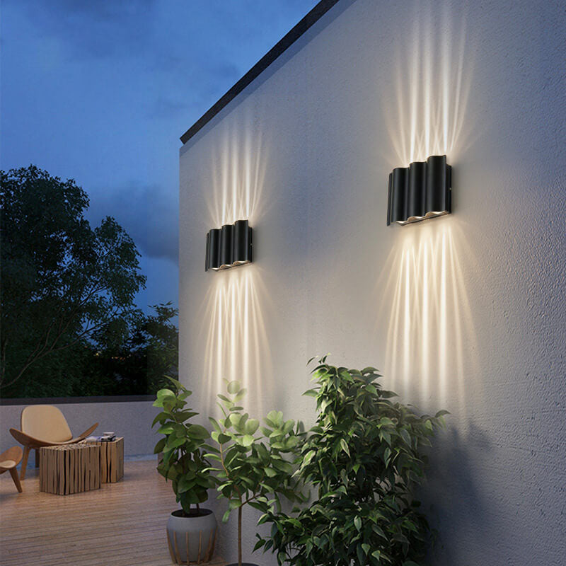 Modern Minimalist Aluminum Acrylic Wall Lamp – LED – (2/4/6 Light Sources)