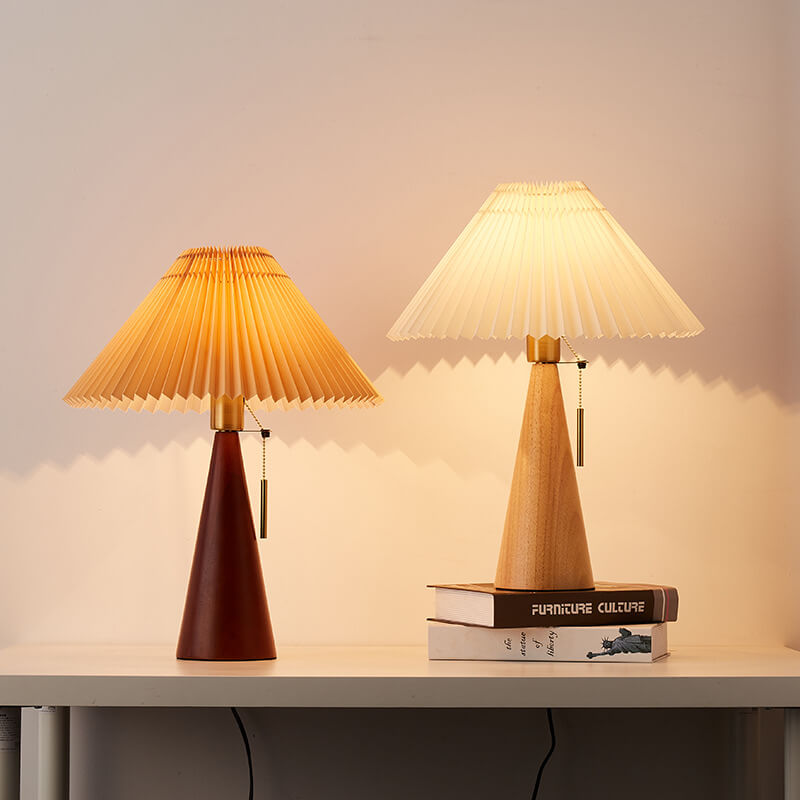 Japandi Wooden Table Lamp