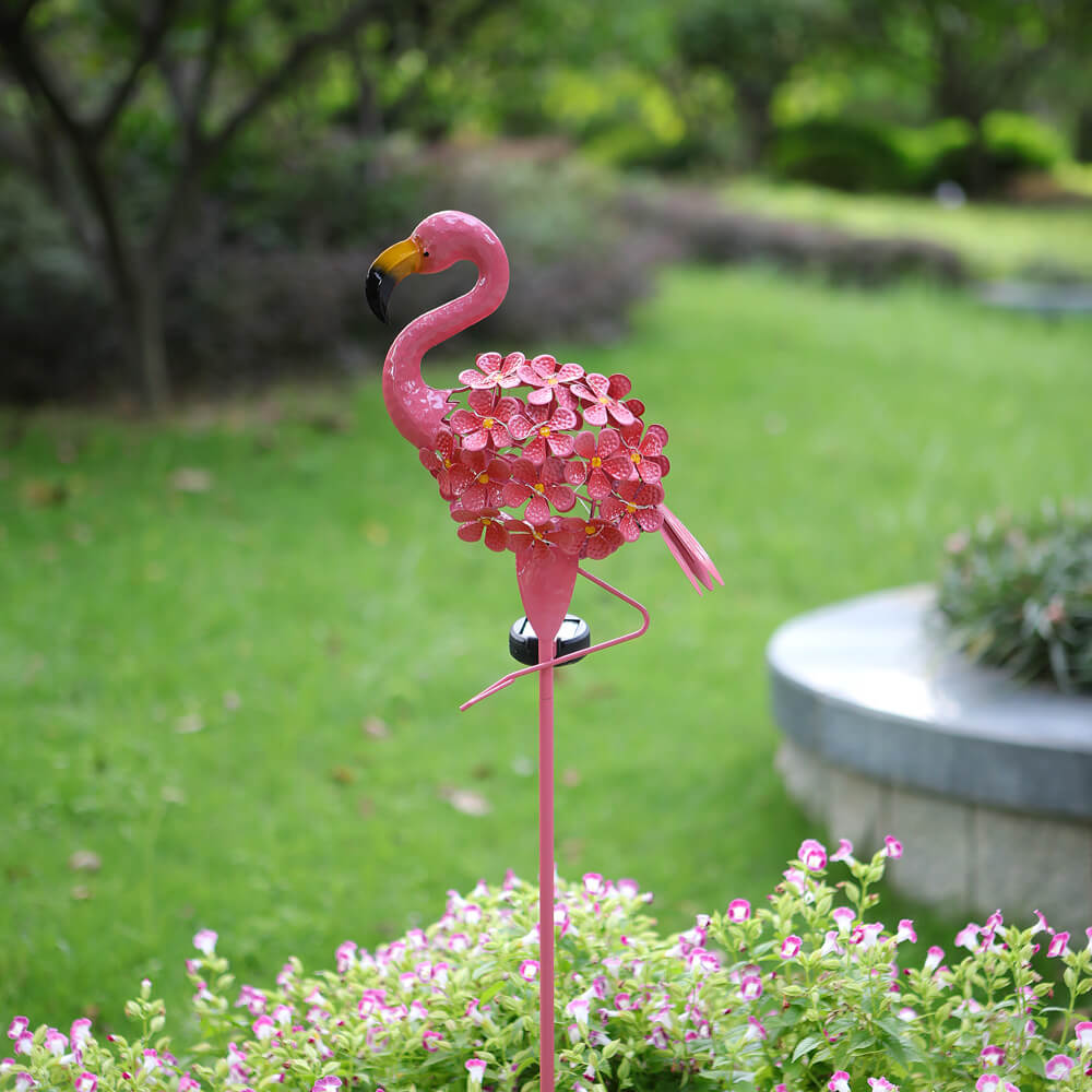 Flamingo Solar LED Garden Lamp – Pink – (1 LED)