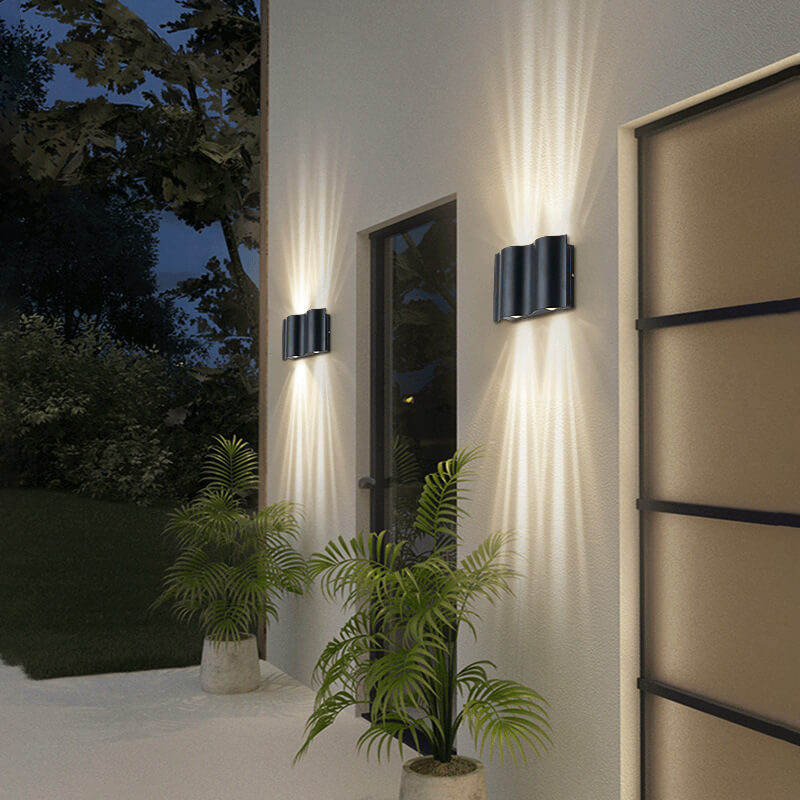 Modern Minimalist Aluminum Acrylic Wall Lamp – LED – (2/4/6 Light Sources)