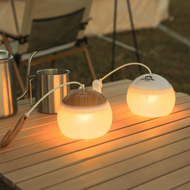 Portable USB LED Outdoor Lamp – Pendant Lamp with Hook and 12 Hours Runtime