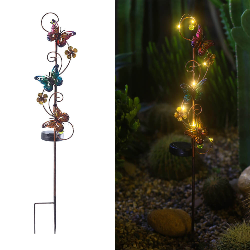 Colorful Solar Outdoor Lamp – LED Garden Stake, IP44 Waterproof
