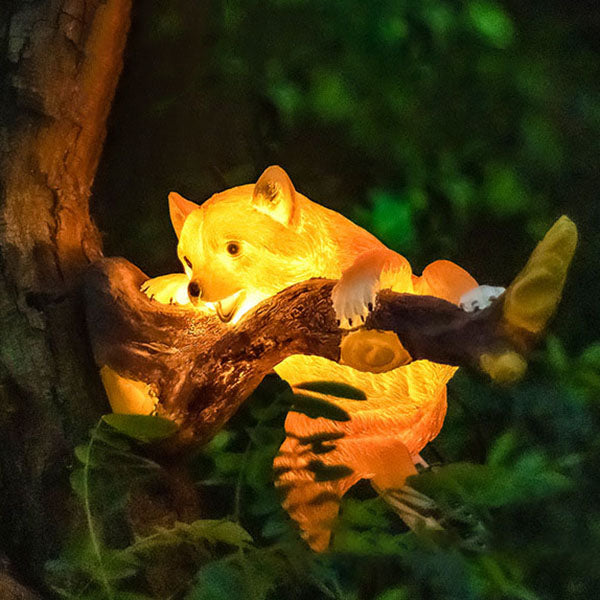 Decorative Solar Zoo Lamp – Owl / Chameleon / Toucan / Raccoon – (1 LED)