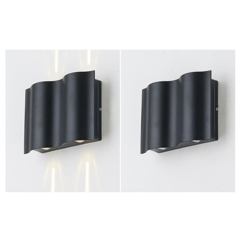 Modern Minimalist Aluminum Acrylic Wall Lamp – LED – (2/4/6 Light Sources)