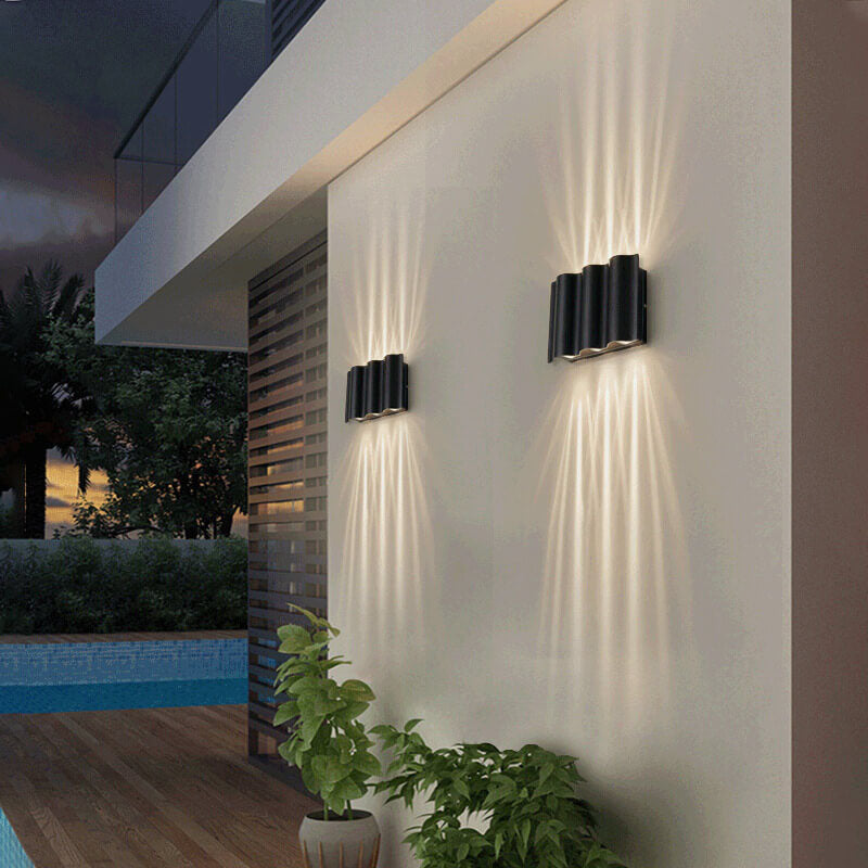 Modern Minimalist Aluminum Acrylic Wall Lamp – LED – (2/4/6 Light Sources)