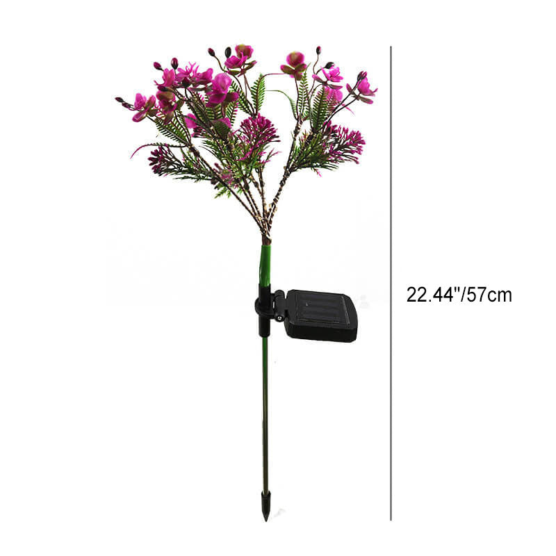 Modern Solar LED Garden Lamp – Purple – (1 LED)