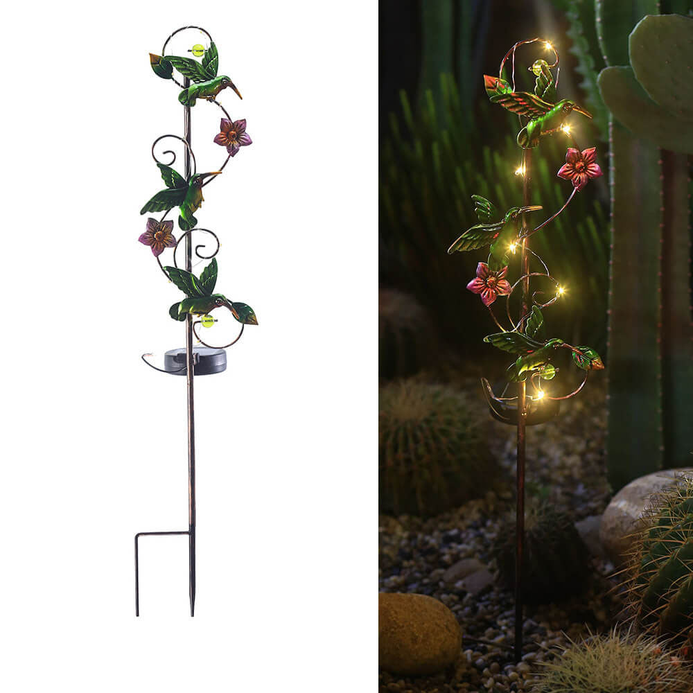 Colorful Solar Outdoor Lamp – LED Garden Stake, IP44 Waterproof