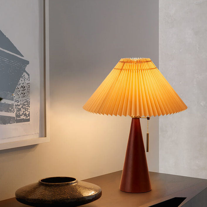 Japandi Wooden Table Lamp