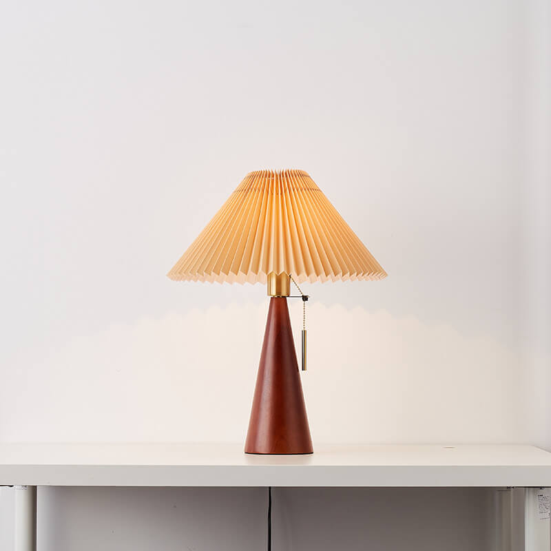 Japandi Wooden Table Lamp