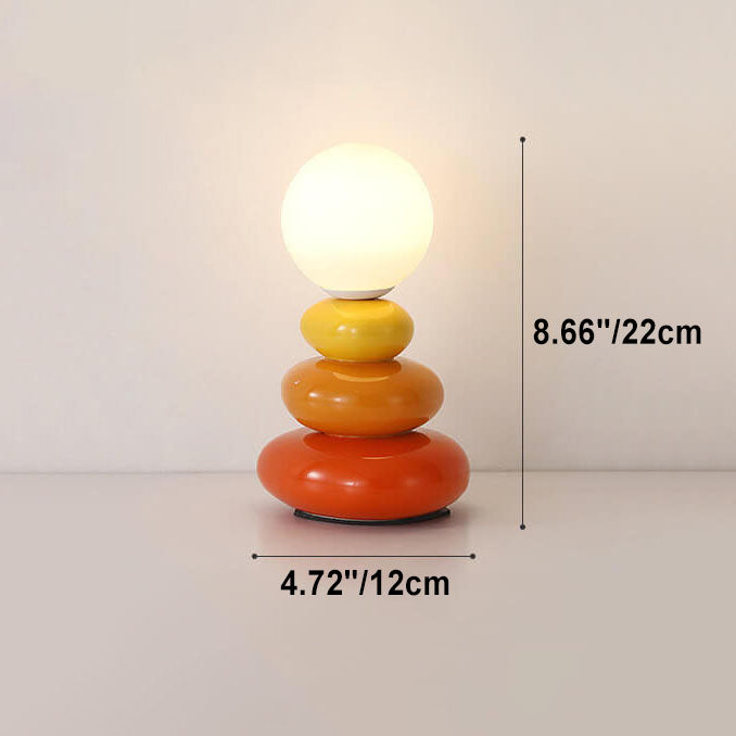 Modern Ceramic LED Table Lamp – USB Rechargeable, 3 W, 300 lm