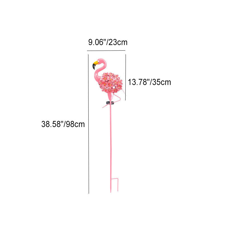 Flamingo Solar LED Garden Lamp – Pink – (1 LED)