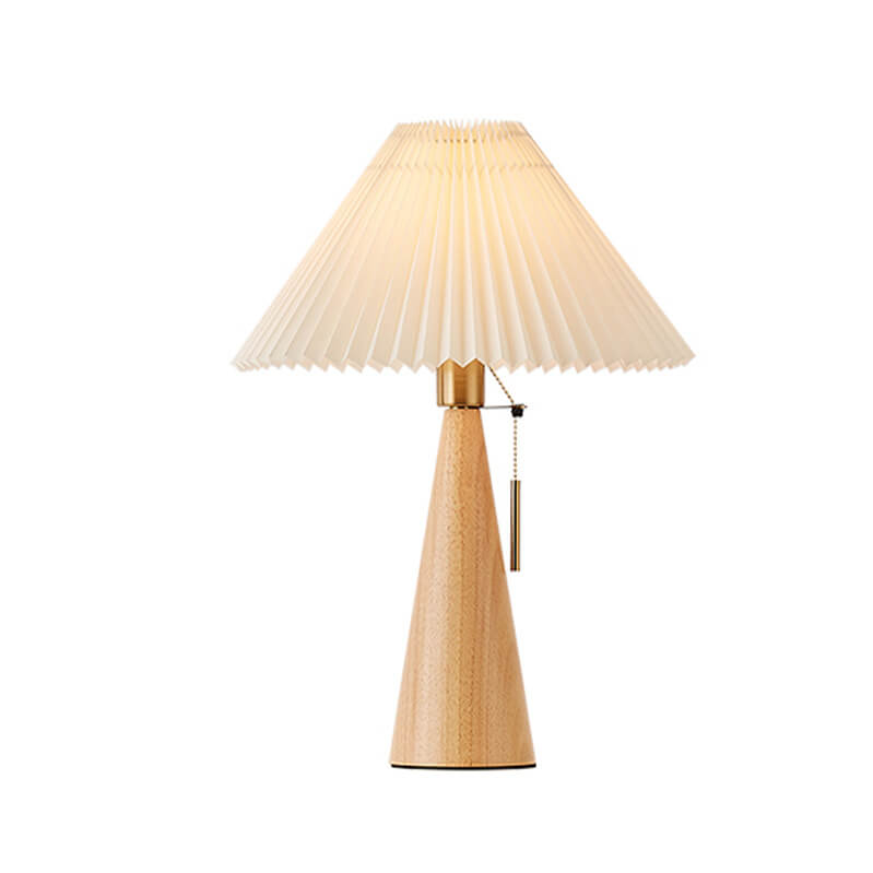 Japandi Wooden Table Lamp