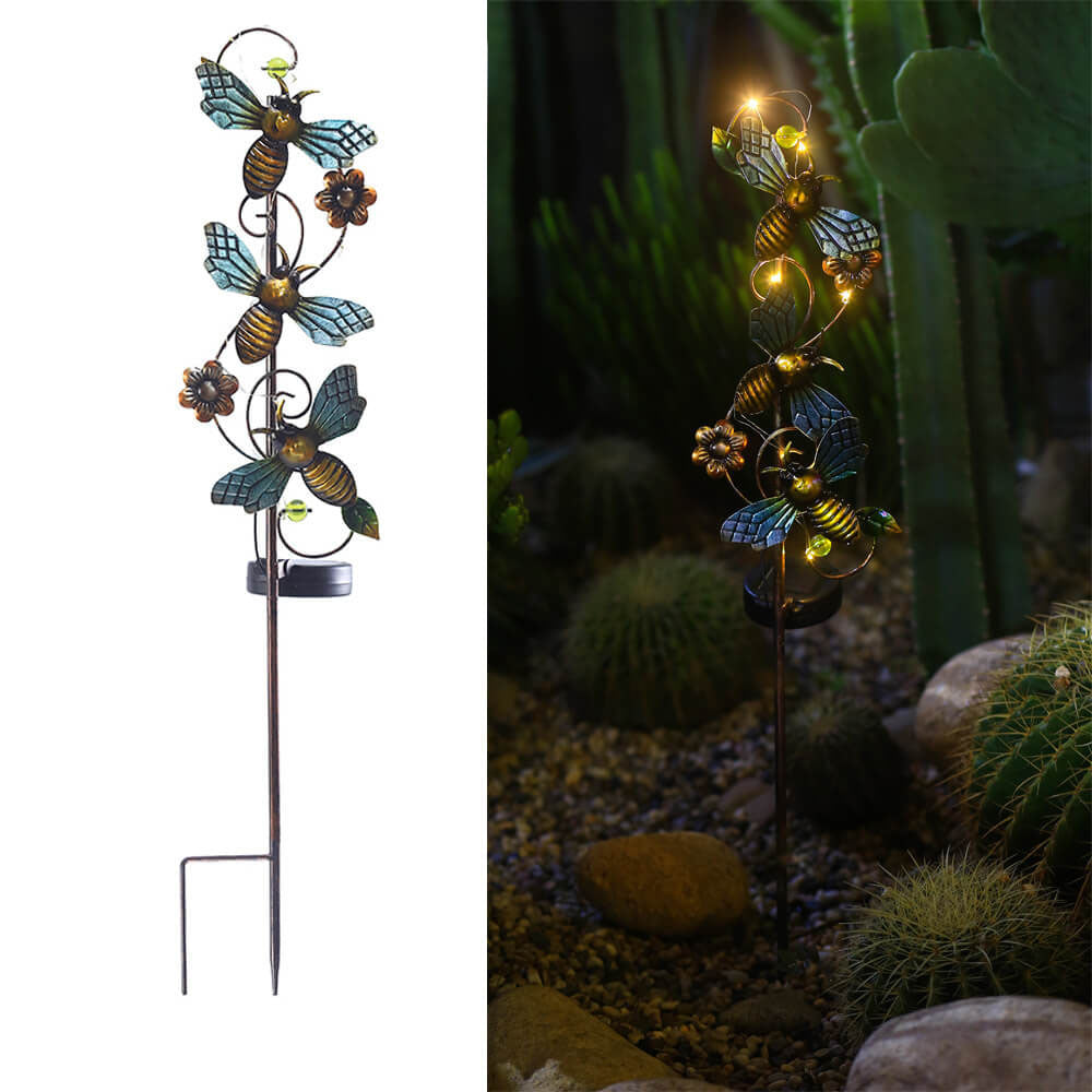 Colorful Solar Outdoor Lamp – LED Garden Stake, IP44 Waterproof
