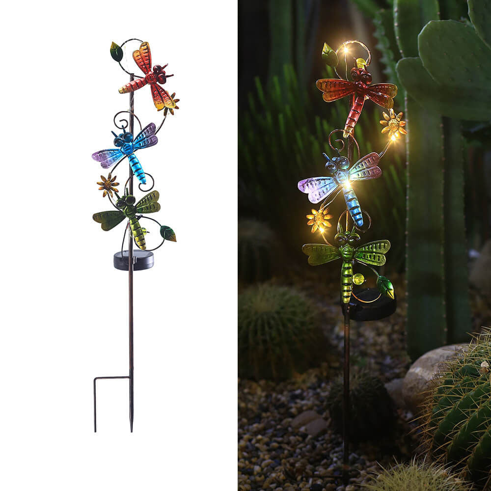 Colorful Solar Outdoor Lamp – LED Garden Stake, IP44 Waterproof