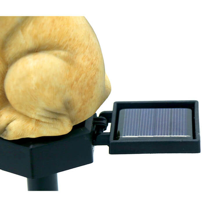 Cute Puppy Garden Lamp – Yellow – (1 Light Source)