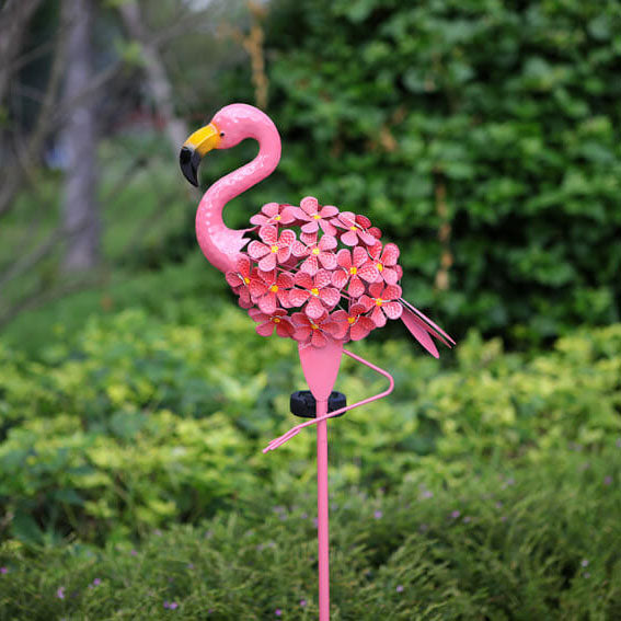 Flamingo Solar LED Garden Lamp – Pink – (1 LED)