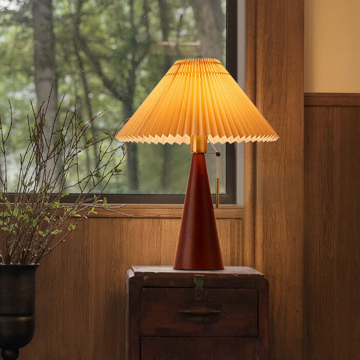 Japandi Wooden Table Lamp