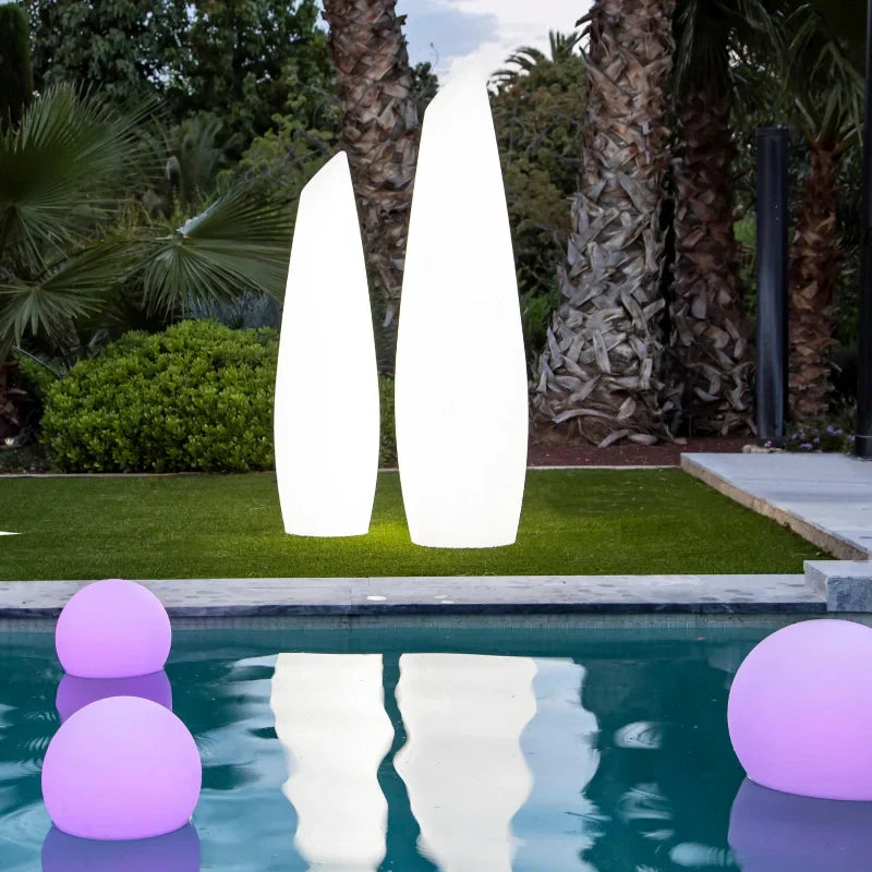 Spherical LED Garden Lamp for Outdoors with 16 Colors & Remote Control