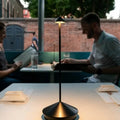 Scandinavian Minimalist Table Lamp with Dimmable LED & Wireless Design