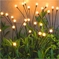 Solar Garden Stake LED Outdoor Lamp with Modern White Light