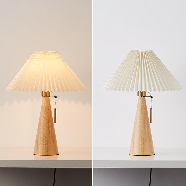 Japandi Wooden Table Lamp