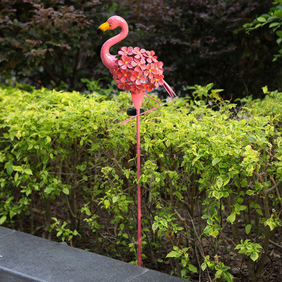 Flamingo Solar LED Garden Lamp – Pink – (1 LED)