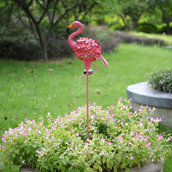 Flamingo Solar LED Garden Lamp – Pink – (1 LED)