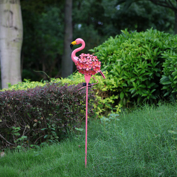 Flamingo Solar LED Garden Lamp – Pink – (1 LED)