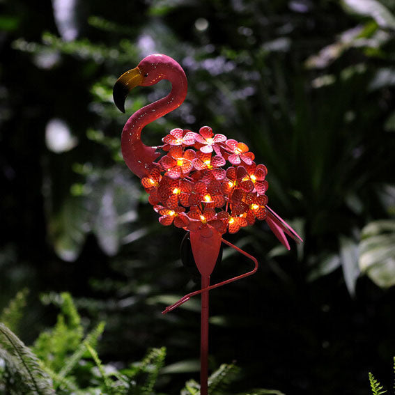 Flamingo Solar LED Garden Lamp – Pink – (1 LED)