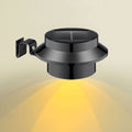 Industrial Solar Wall Lamp – Black/White – Weatherproof Outdoor Light