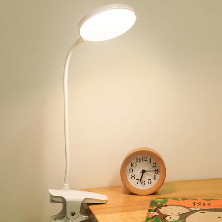 Modern White Table Lamp made of ABS & PP – Minimalist Design