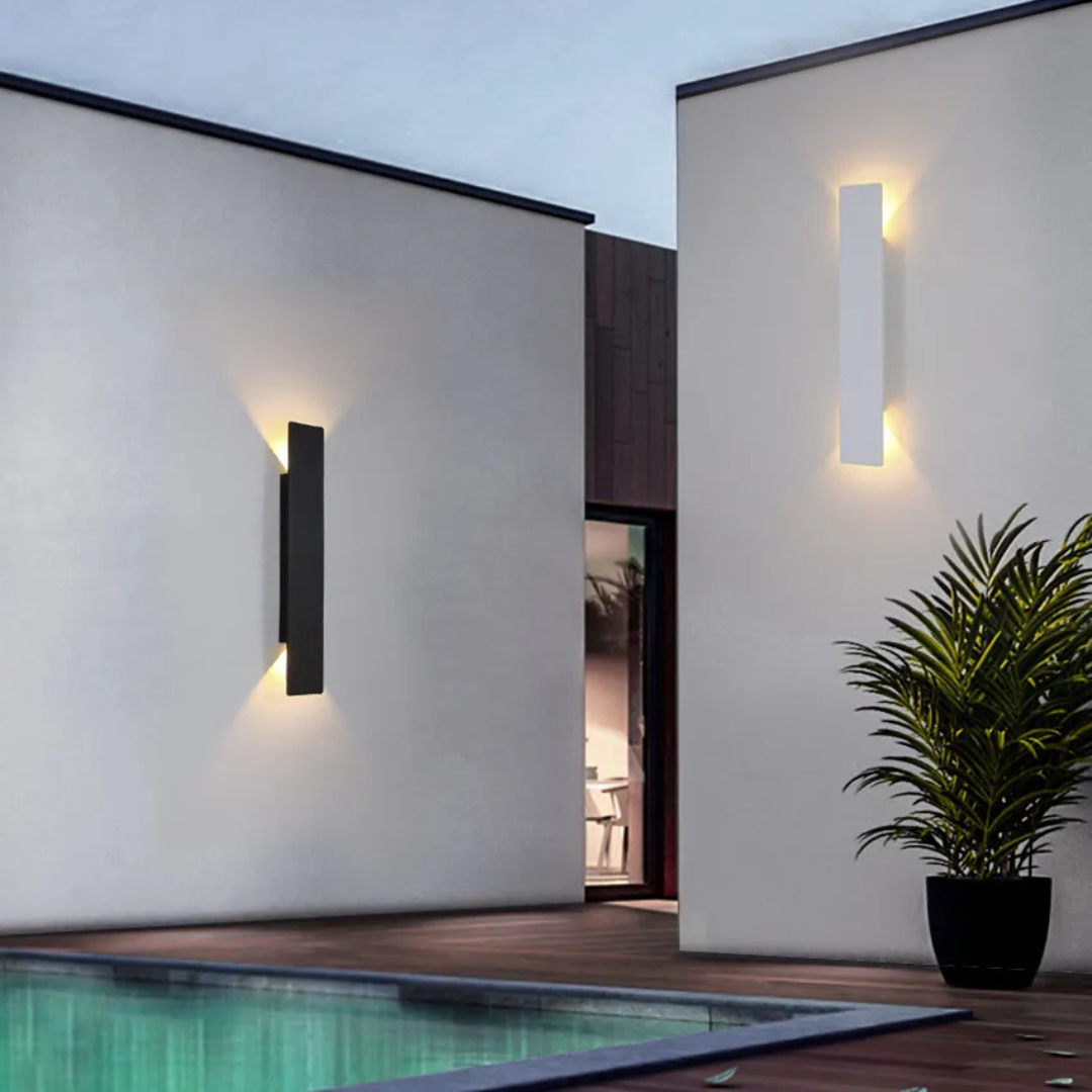 Modern Aluminum Outdoor Lamp with Waterproof LED Design