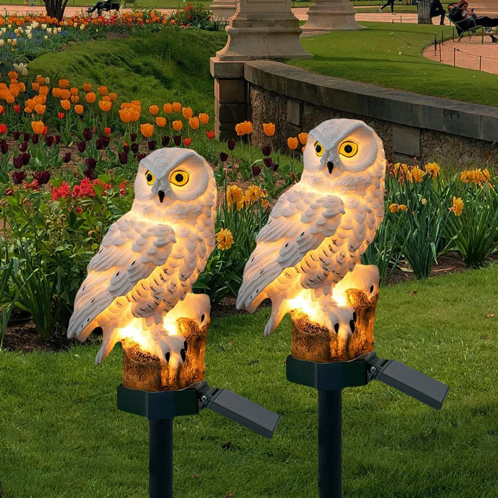 Solar Owl Garden Lamps – Atmospheric, Durable & Fully Wireless
