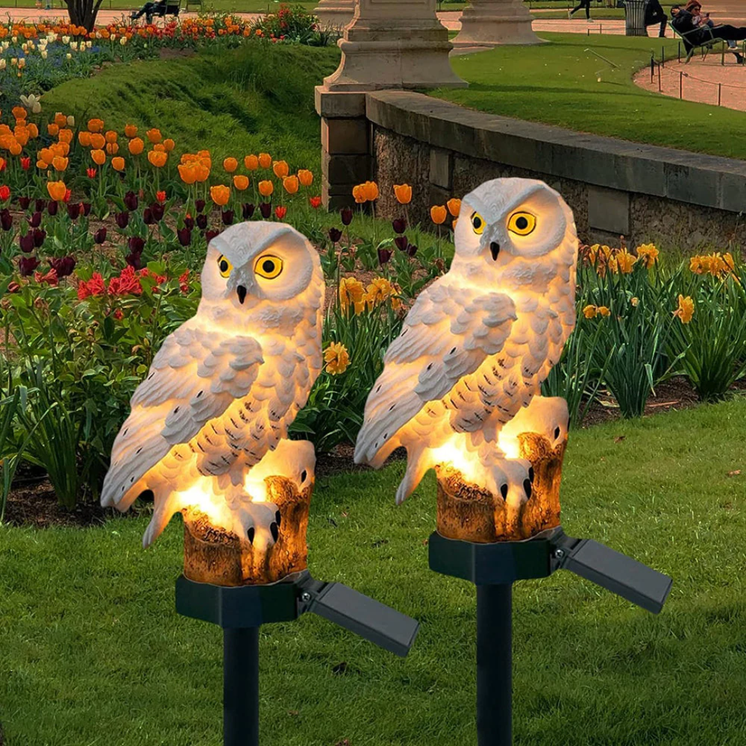 Solar Owl Garden Lamps – Atmospheric, Durable & Fully Wireless