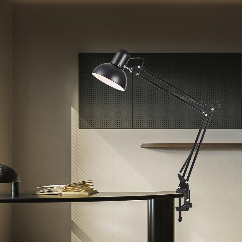 Minimalist Mountable Table Lamp of Iron and ABS Available in Multiple Colors