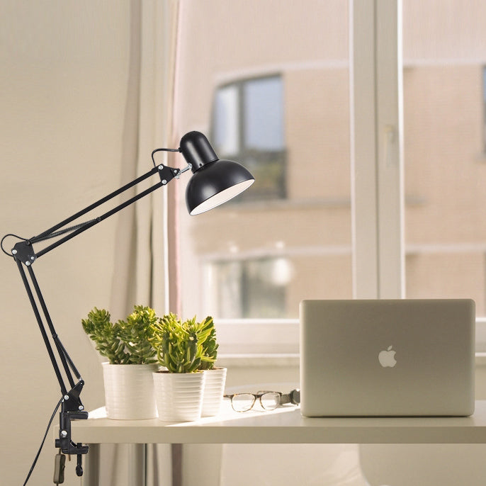 Minimalist Mountable Table Lamp of Iron and ABS Available in Multiple Colors