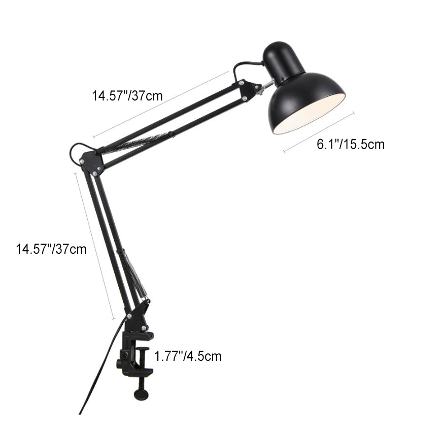 Minimalist Mountable Table Lamp of Iron and ABS Available in Multiple Colors