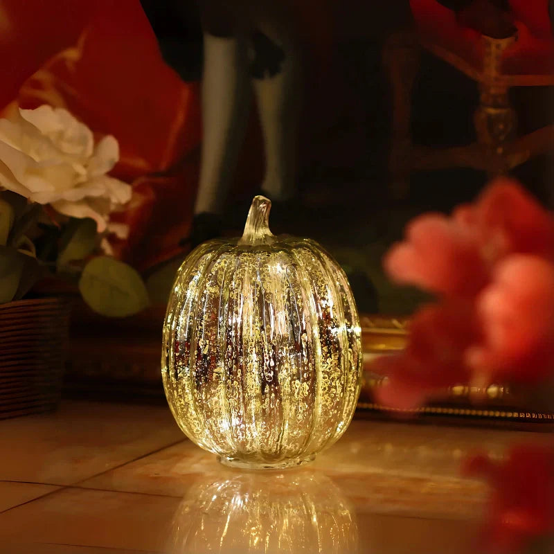 Handblown Glass Autumn Lighting – With Timer and Warm White Light
