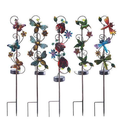 Colorful Solar Outdoor Lamp – LED Garden Stake, IP44 Waterproof