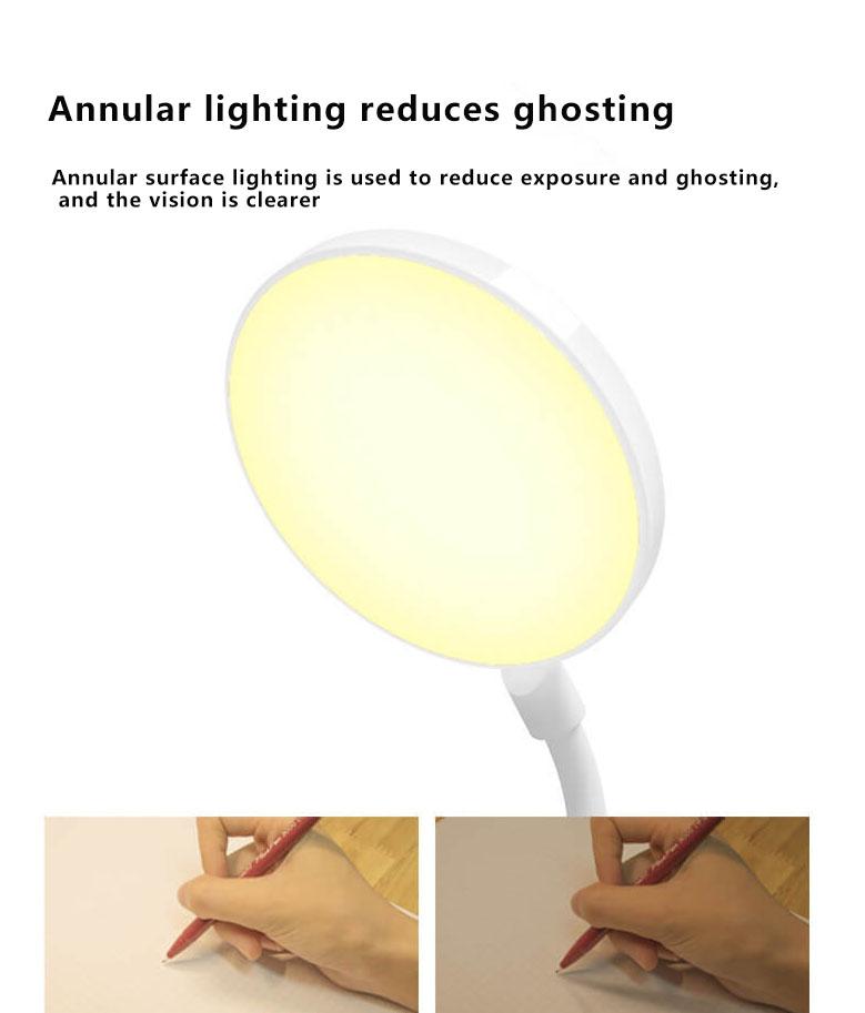 Modern White Table Lamp made of ABS & PP – Minimalist Design