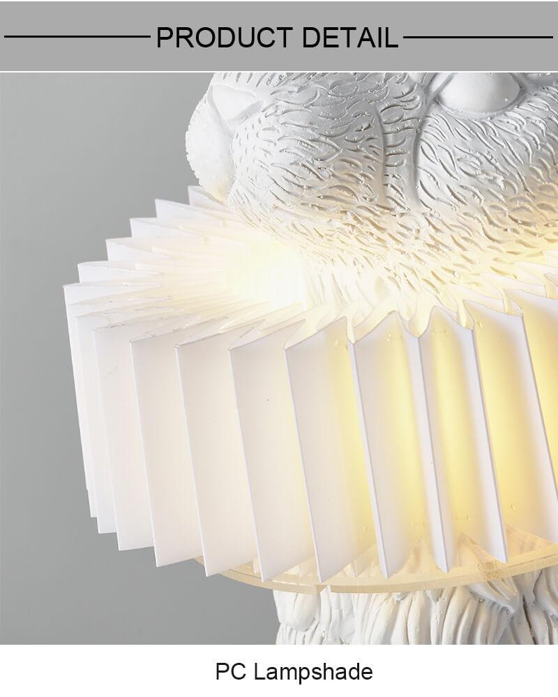 Modern LED Table Lamp – Resin & PC, 5 W, 500 lm, 3 Playful Designs