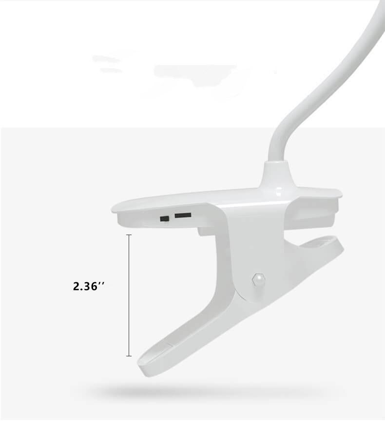 Modern White Table Lamp made of ABS & PP – Minimalist Design