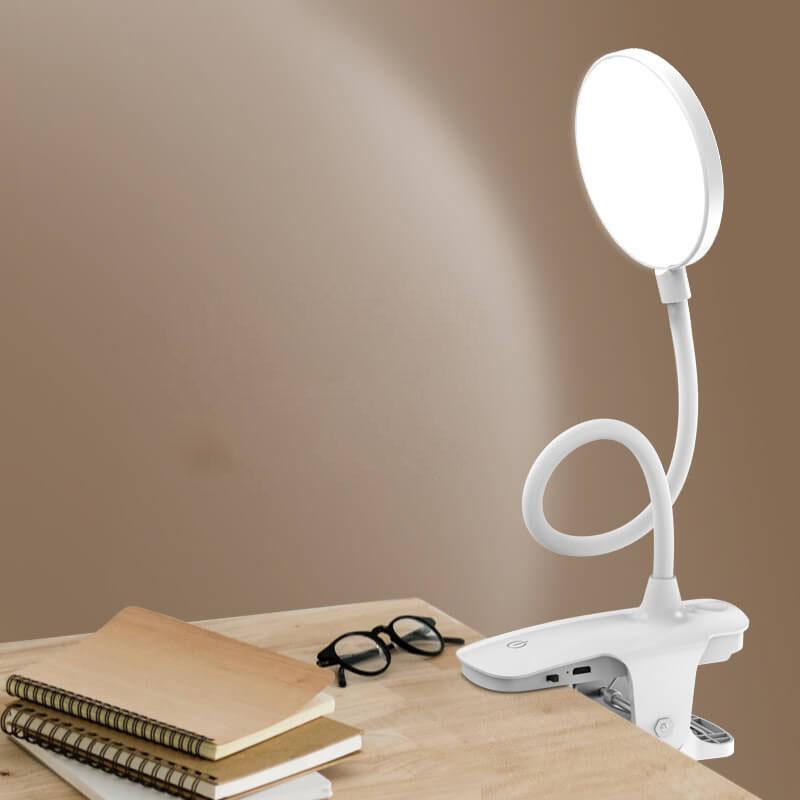 Modern White Table Lamp made of ABS & PP – Minimalist Design