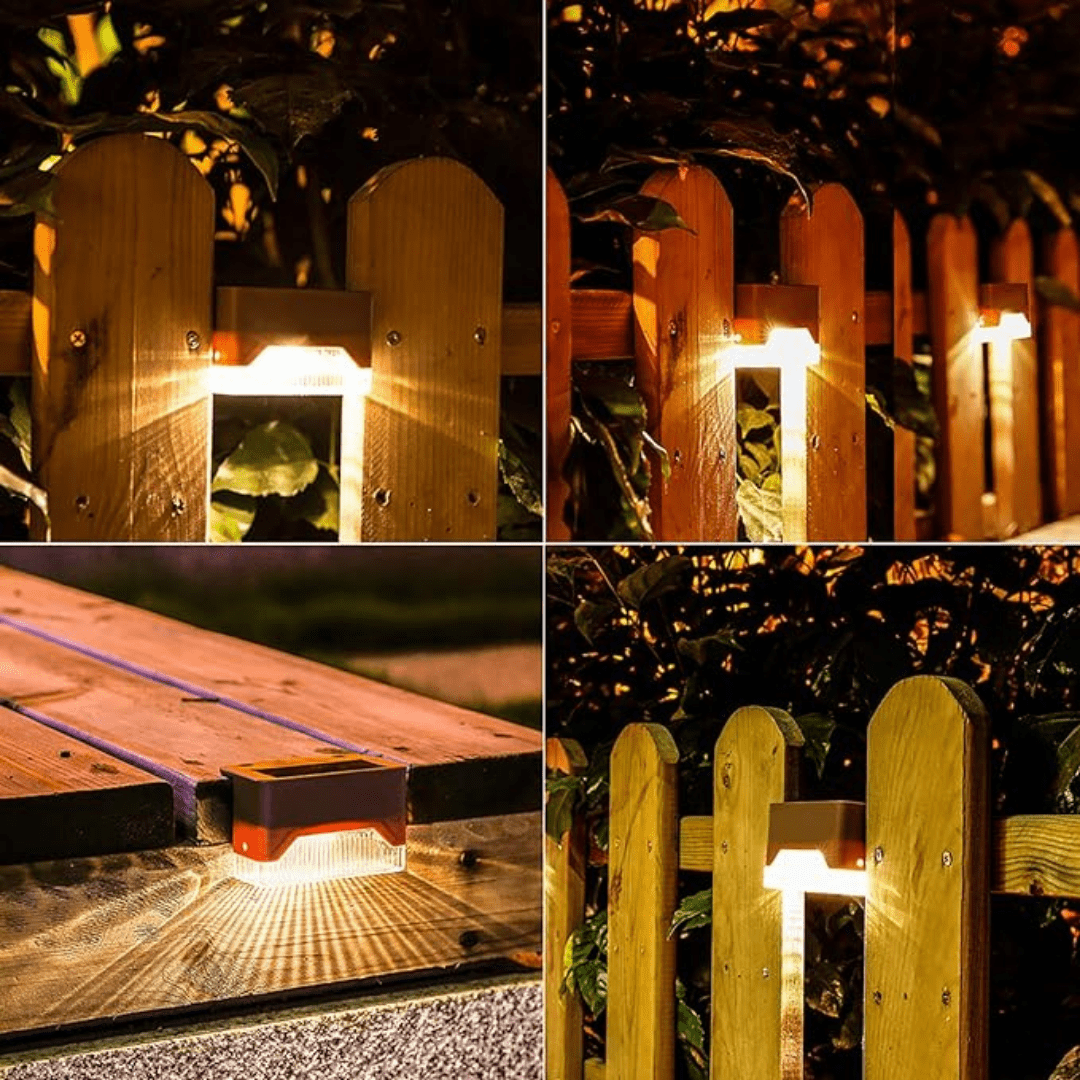 Sola – 4-Pack Solar Outdoor Lamps with Automatic Sensor & Weatherproof Design (IP65)