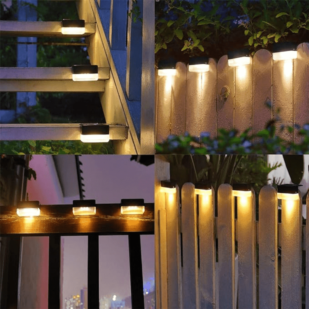 Sola – 4-Pack Solar Outdoor Lamps with Automatic Sensor & Weatherproof Design (IP65)