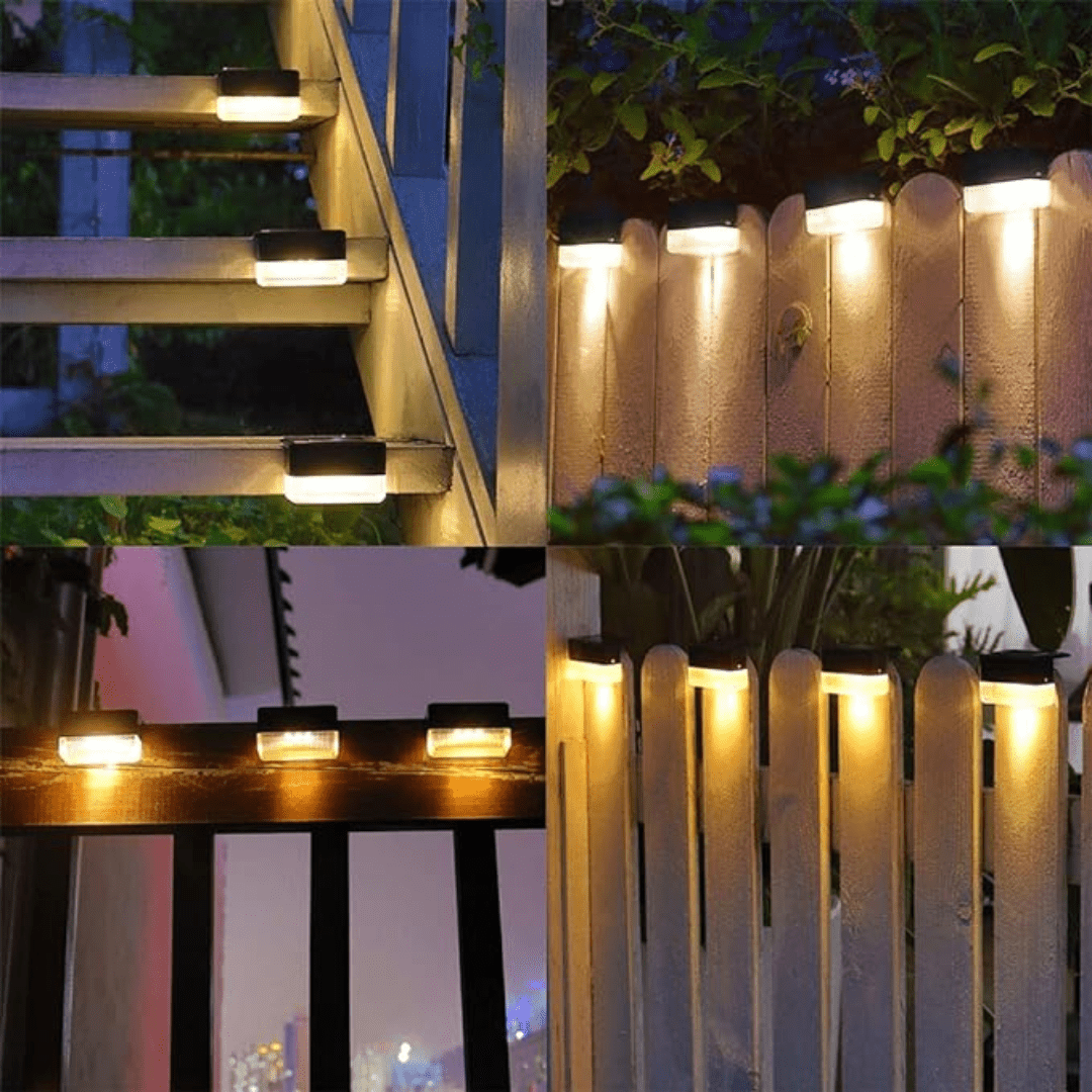 Sola – 4-Pack Solar Outdoor Lamps with Automatic Sensor & Weatherproof Design (IP65)