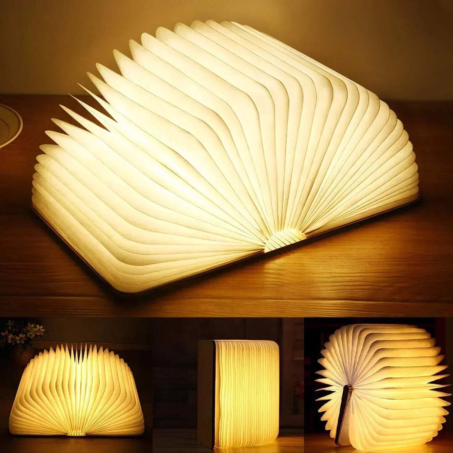 Booky – LED Rechargeable Table Lamp in Book Shape